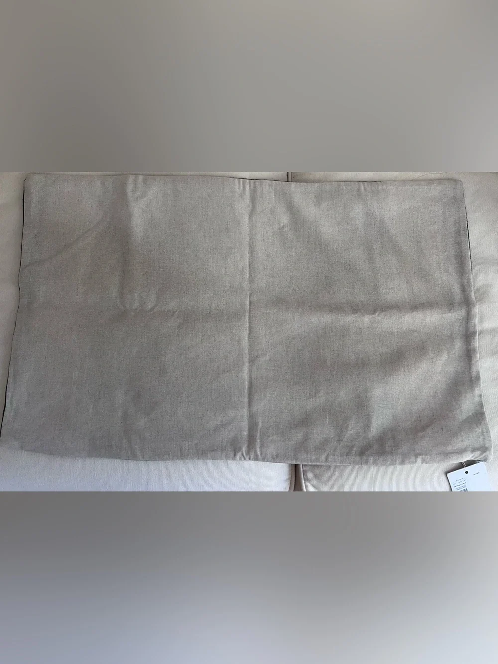 NWT Pottery Barn Navy and Cream Tie-Dye Lumbar Pillow